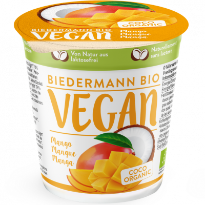 yogurt al latte di cocco mango (150gr)